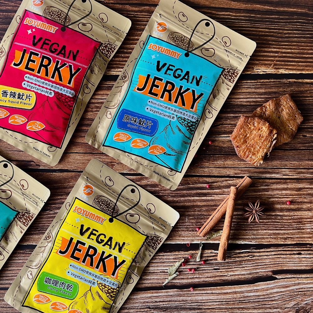 【大富】VEGAN JERKY原味魷魚-細節圖3
