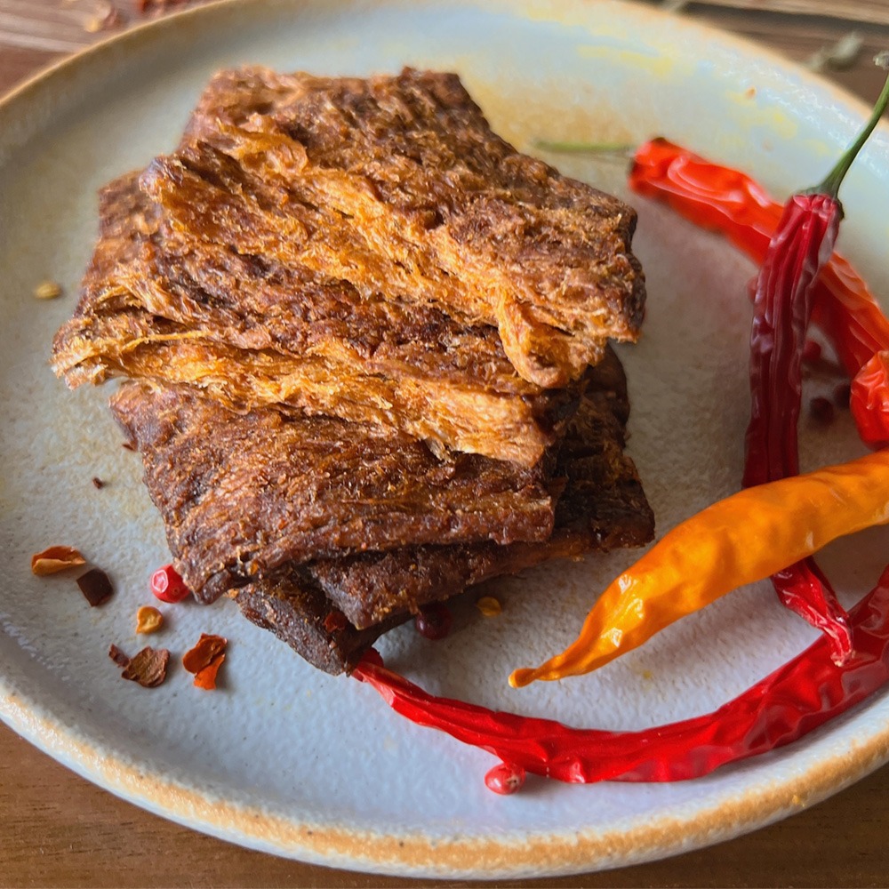 【大富】VEGAN JERK香辣魷片-細節圖4