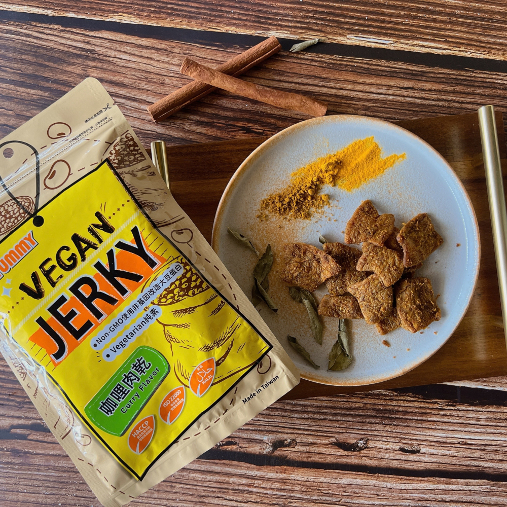 【大富】VEGAN JERKY咖哩肉乾-細節圖4
