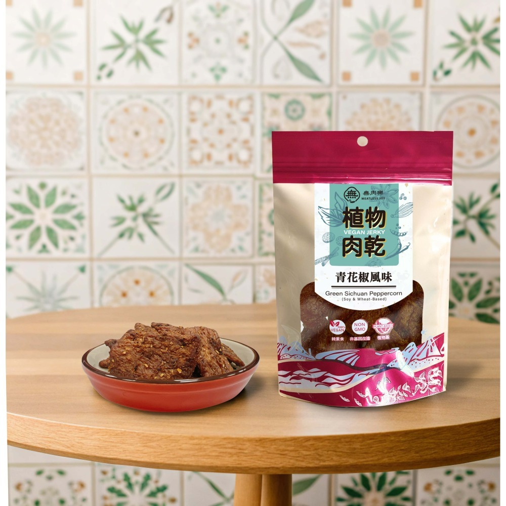 無肉樂-植物肉乾(青花椒風味)-細節圖5
