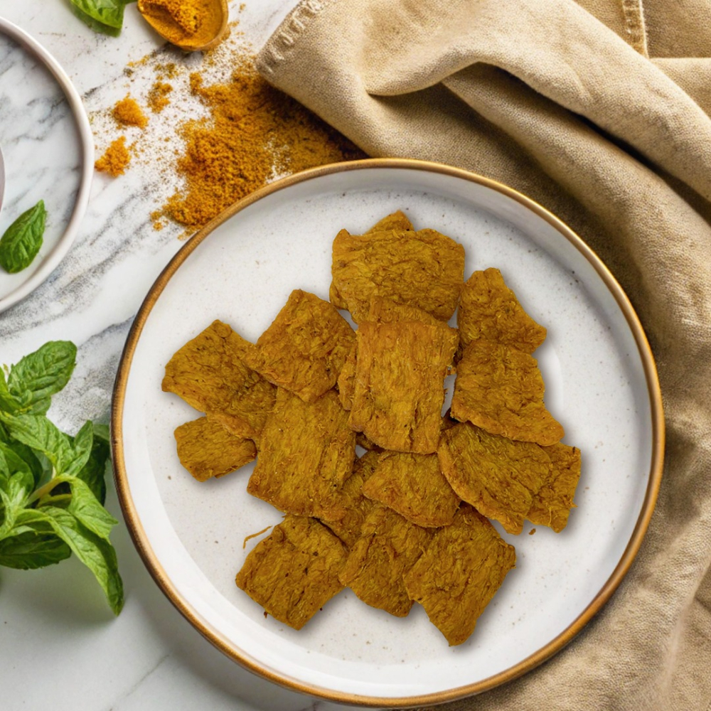 無肉樂-植物肉乾(咖哩風味)-細節圖4