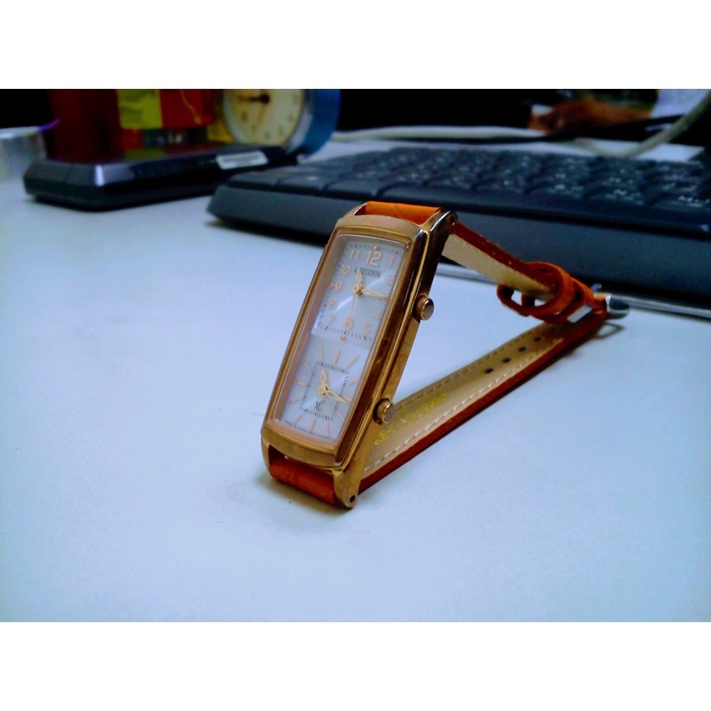 二手 Citizen xC ECO-Driver 光動能 雙時區 石英錶 出國旅遊好幫手 女錶 良品 二手-細節圖2