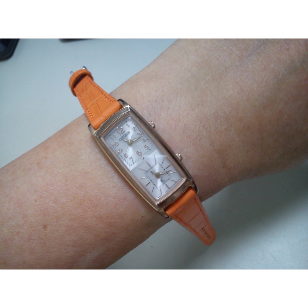 二手 Citizen xC ECO-Driver 光動能 雙時區 石英錶 出國旅遊好幫手 女錶 良品 二手-細節圖9