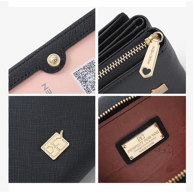 全新短款折疊拉鏈小零錢包韓版卡包-細節圖2