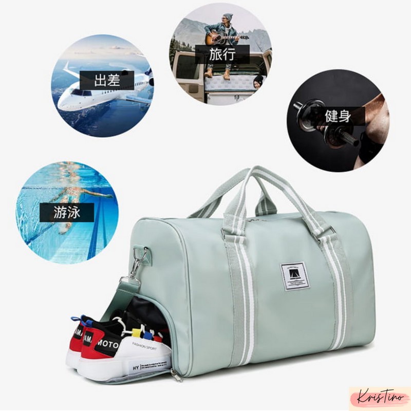 【A0227】旅行袋 旅行包 行李包 手提包 收納包 健身包 運動包 手提行李袋 側背包 時尚旅行包 運動袋-細節圖7