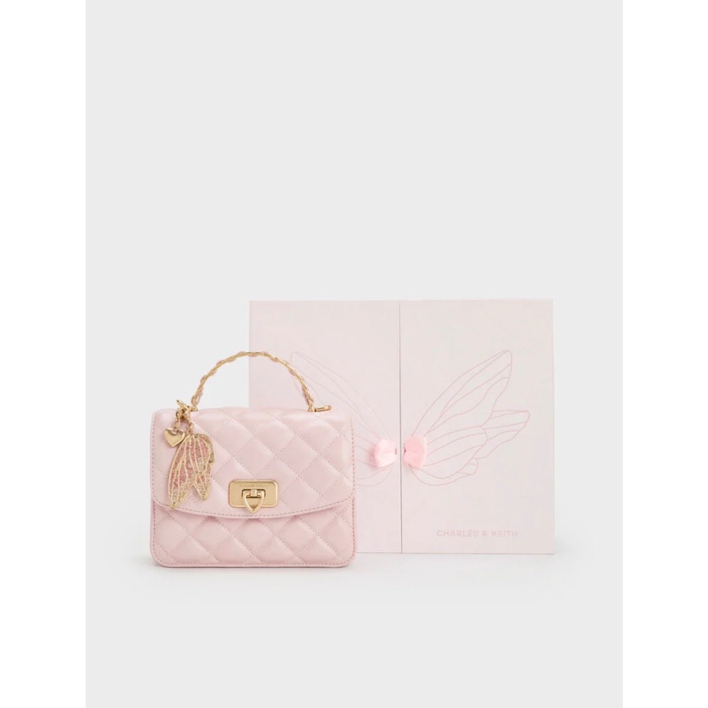 ［轉運站] 正版 全新 小CK CHARLES & KEITH 手提包 斜背包 七夕情人節 限定禮盒 Cressida-細節圖4