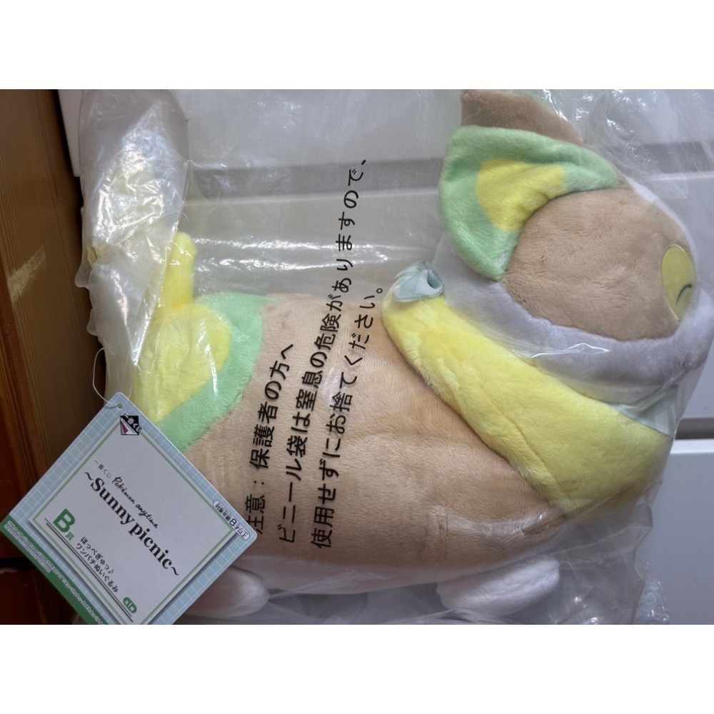 ［模型轉運站］全新 一番賞 Pokémon 寶可夢 B賞 來電汪 萬帕 狗 布偶 娃娃 陽光野餐 神奇寶貝-細節圖4