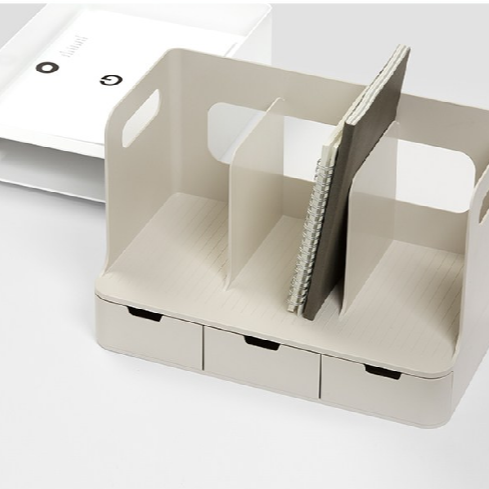 韓製-書桌書架式抽屜-細節圖8