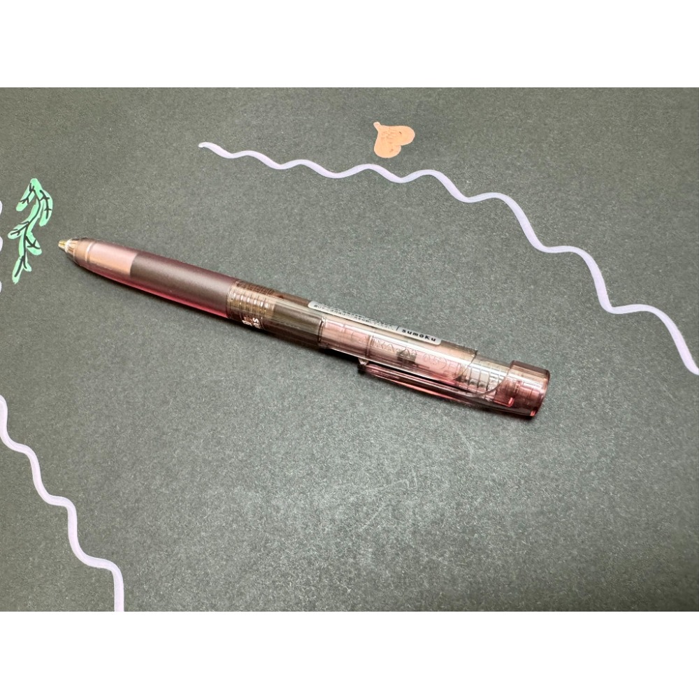 愛加-煙燻復古色桿-低重心中性筆0.5_六色桿-皆黑墨-規格圖5