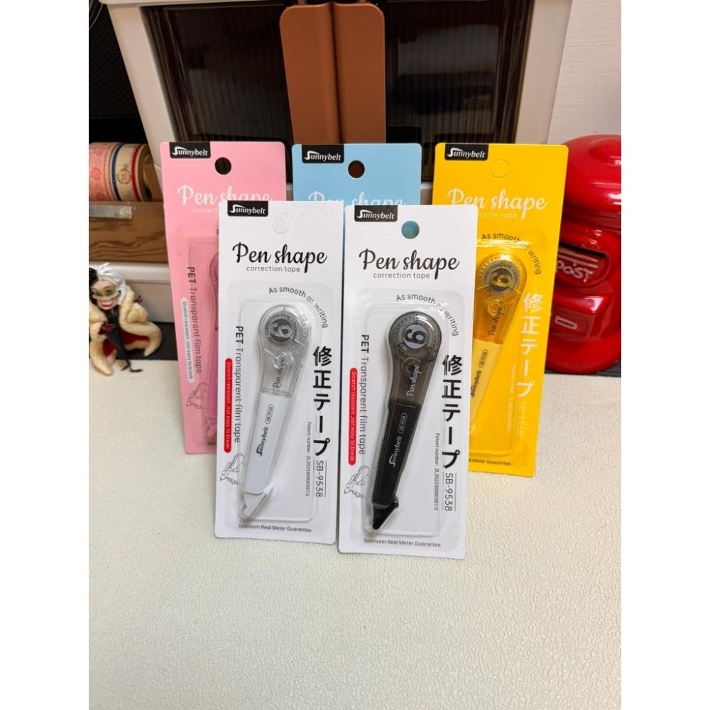 火爆推💕Sunnybelt-德國單 人體工學筆型六米長修正帶-細節圖2
