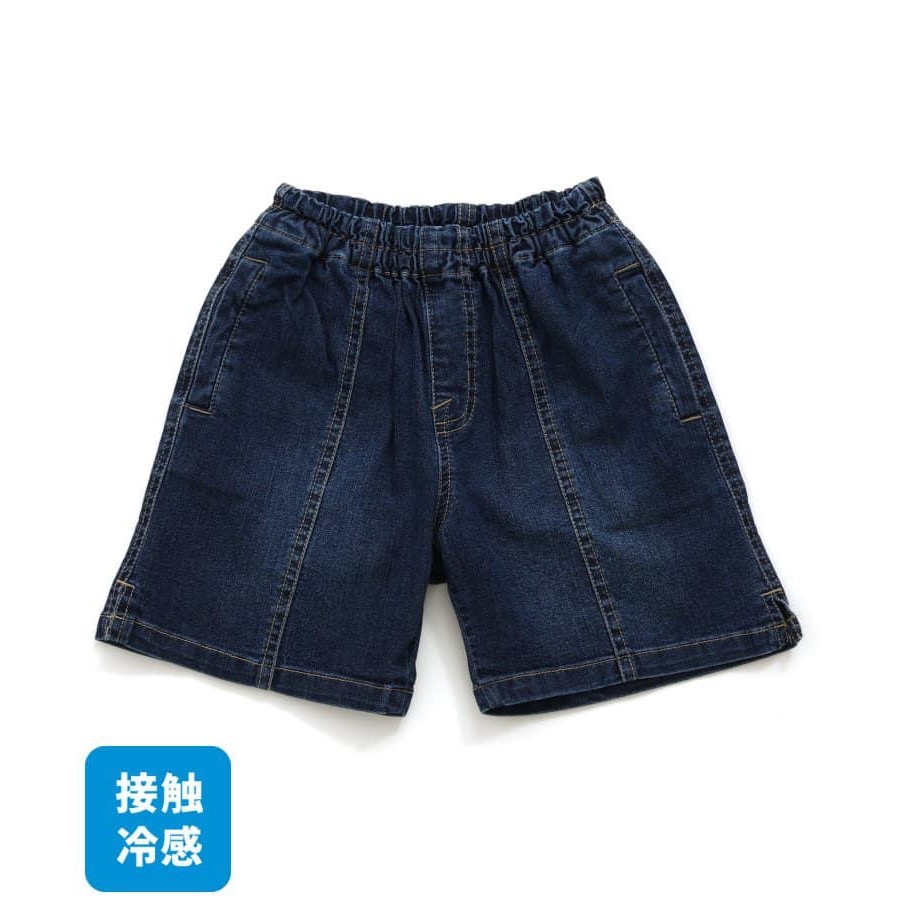 （現貨 深藍100）🇯🇵日本 BREEZE 涼感牛仔短褲-規格圖6