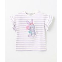 （現貨100）🇯🇵日本 any FAM 兔子貼花條紋上衣-規格圖6