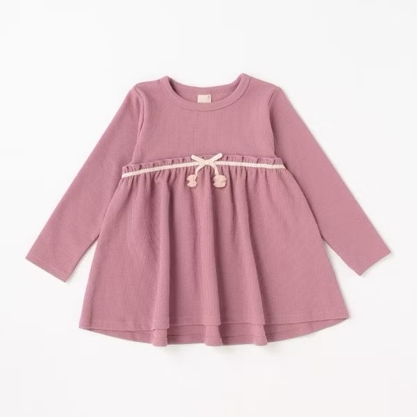 (現貨粉100）🇯🇵 日本 Petit main 蝴蝶結束腰上衣-規格圖1