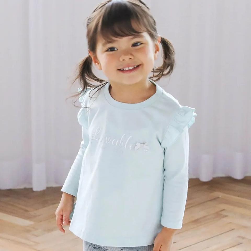 （現貨淺綠130/紫120）🇯🇵日本 slap slip 抗污印花長T-細節圖2