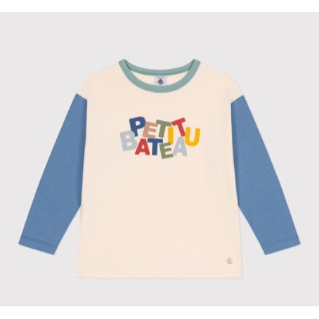 （現貨4A )🇫🇷法國 petit bateau 彩色字母長T-規格圖3