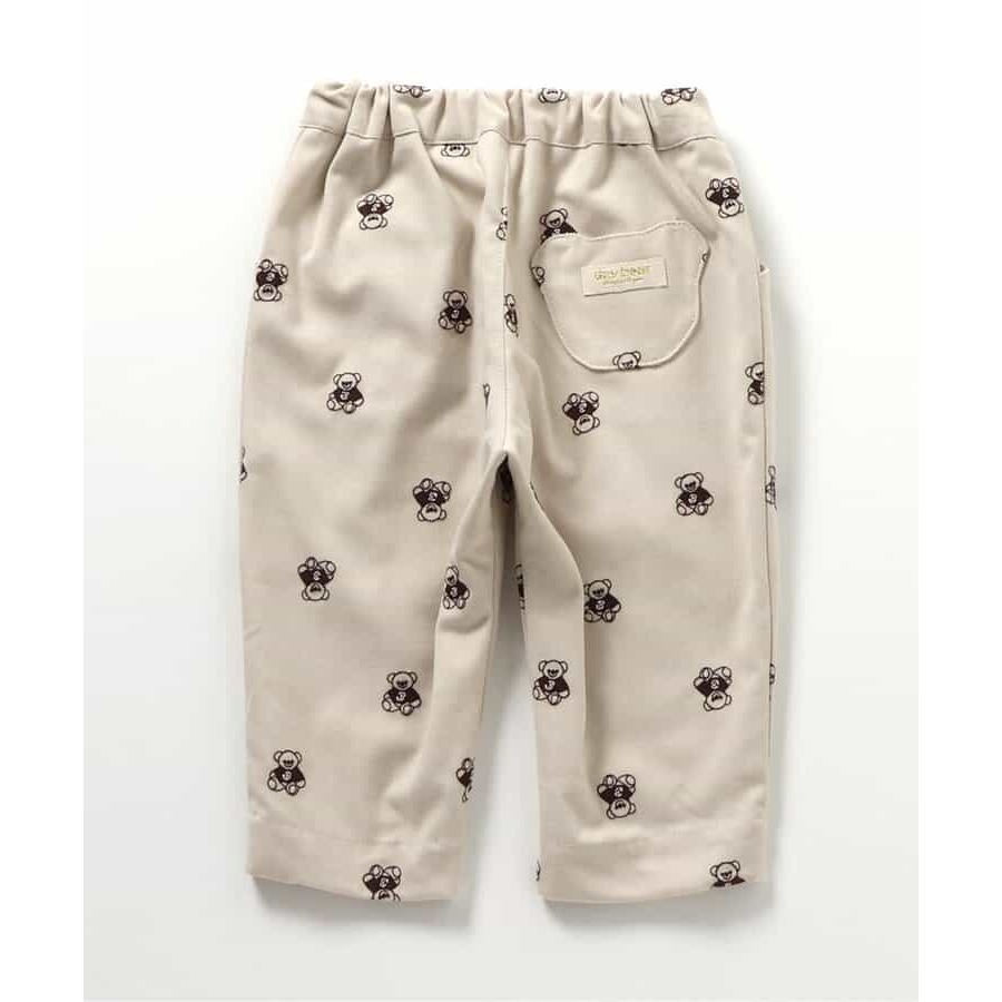 （現貨100）🇯🇵日本 apres les cours X Tiny bear 刺繡休閒褲-細節圖2