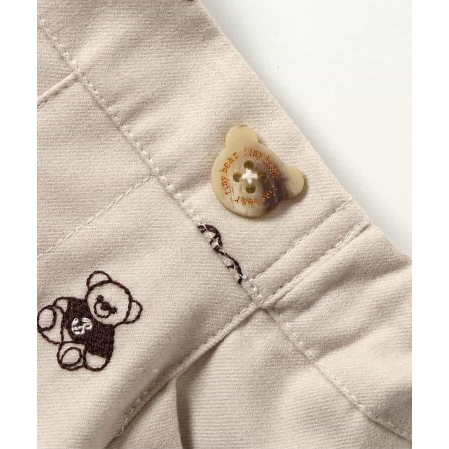 （現貨100）🇯🇵日本 apres les cours X Tiny bear 刺繡休閒褲-細節圖4