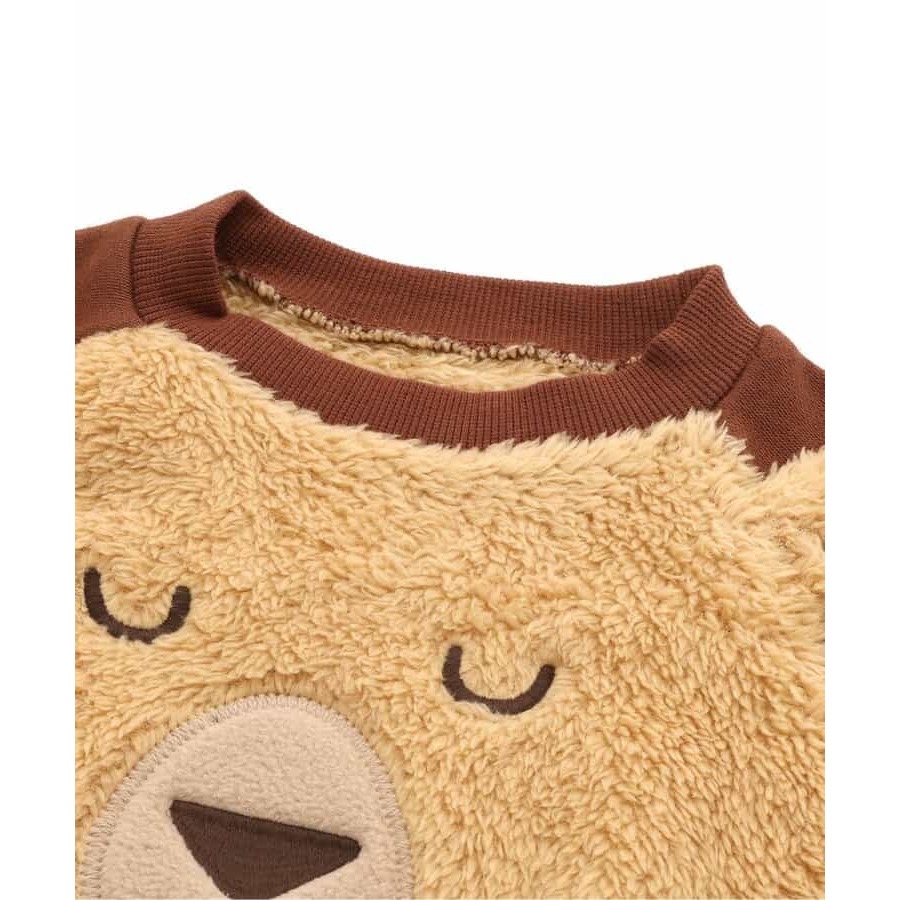 (現貨100)🇯🇵 BIT＇z 絨毛熊HUG運動衫-細節圖3