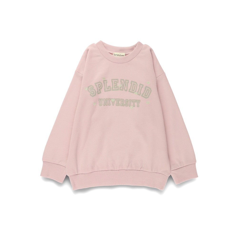 (現貨130)🇯🇵 BRANSHES 心型刺繡標誌印花運動衫-細節圖3