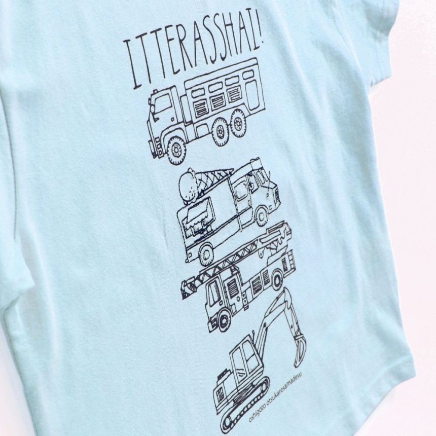 (現貨100）🇯🇵日本 BRANSHES mini 插圖刺繡短T-細節圖3