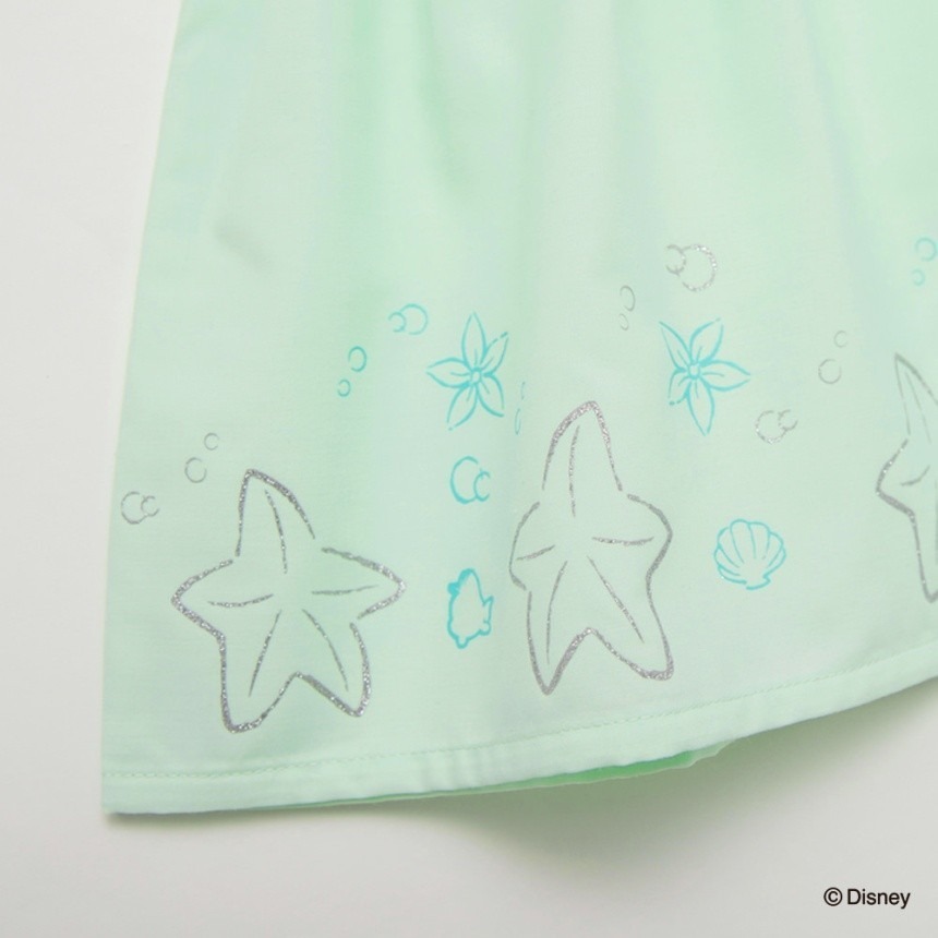 (現貨130）🇯🇵日本 BRANSHES X Disney 公主露肩對接上衣-細節圖7