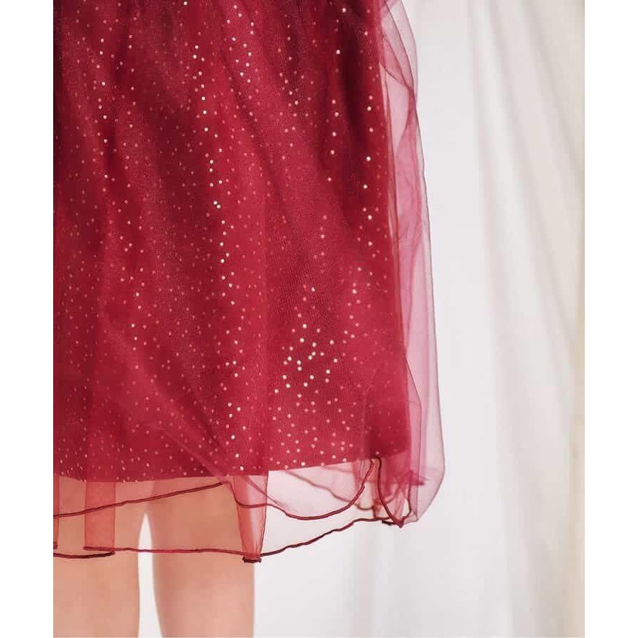 (現貨130）🇯🇵日本 apres les cours 花卉薄紗洋裝-細節圖3