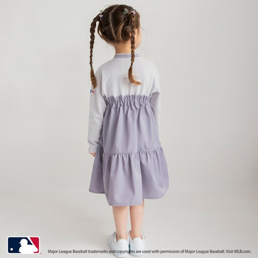 (現貨120）🇯🇵日本 BRANSHES X MLB 夾克風洋裝-細節圖2