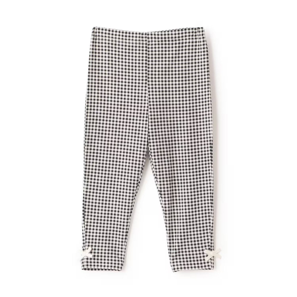 (現貨格紋100/白110）🇯🇵日本 petit main 平價百搭內搭長褲-規格圖6