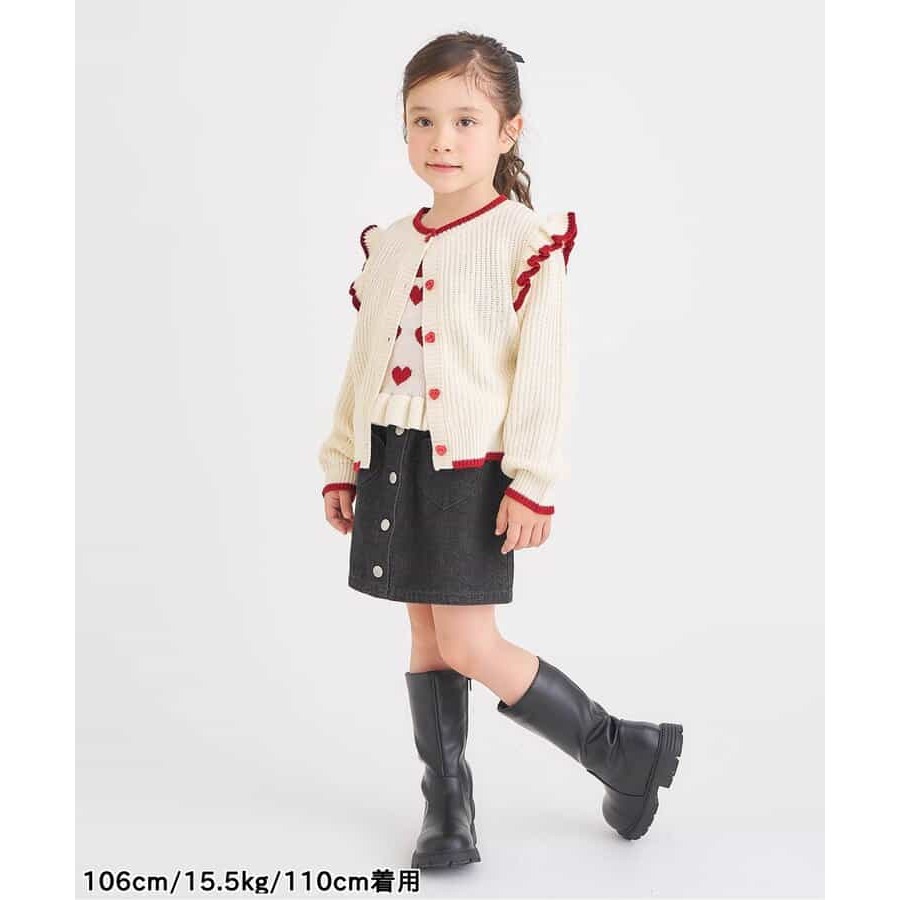 (現貨130）🇯🇵日本 apres les cours 愛心口袋短裙(內有小褲)-細節圖4