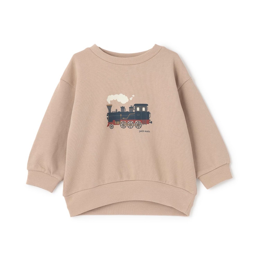 (現貨淺褐火車110 / 淺灰小熊90.110）🇯🇵日本 平價百搭男童運動衫-規格圖6