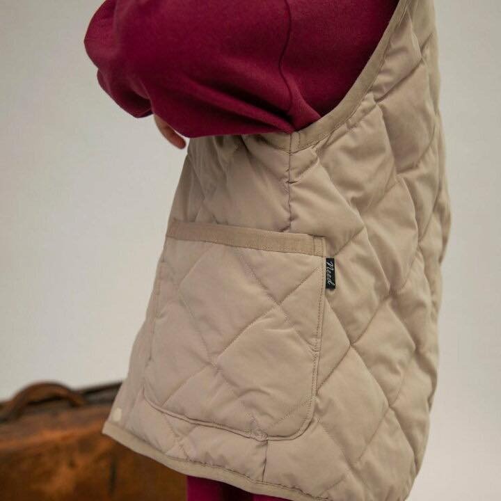 (現貨130）🇯🇵日本 BREEZE 可機洗菱格縫線背心-細節圖2