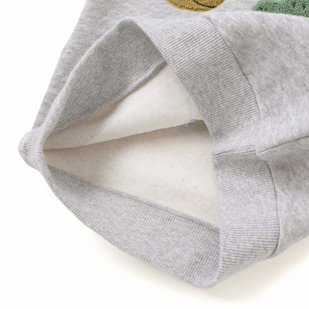 (現貨110）🇯🇵日本 slap slip 刺繡貼花刷毛運動衫-細節圖4