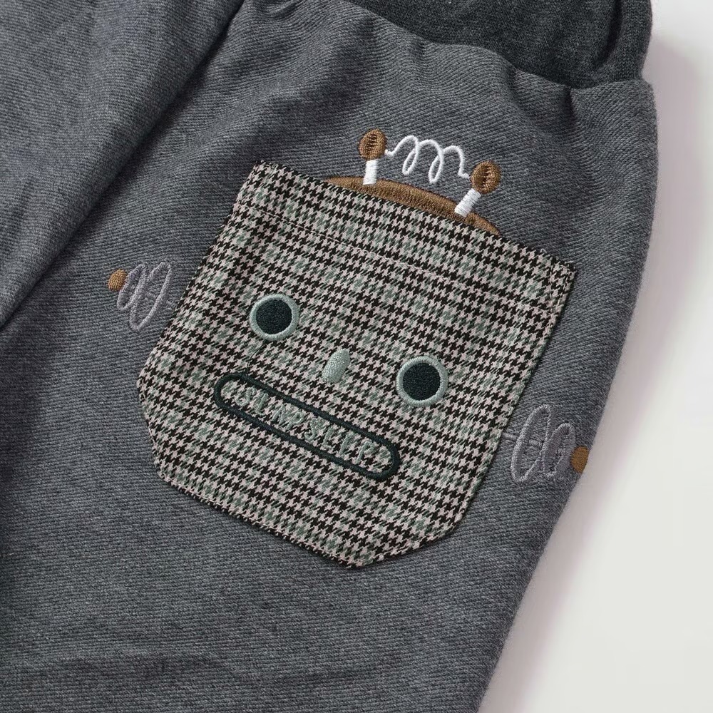 (現貨110）🇯🇵日本 slap slip 後機器人口袋彈性褲-細節圖5