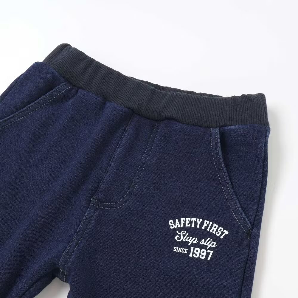 (現貨110）🇯🇵日本 slap slip 交通工具刺繡刷毛牛仔褲-細節圖4