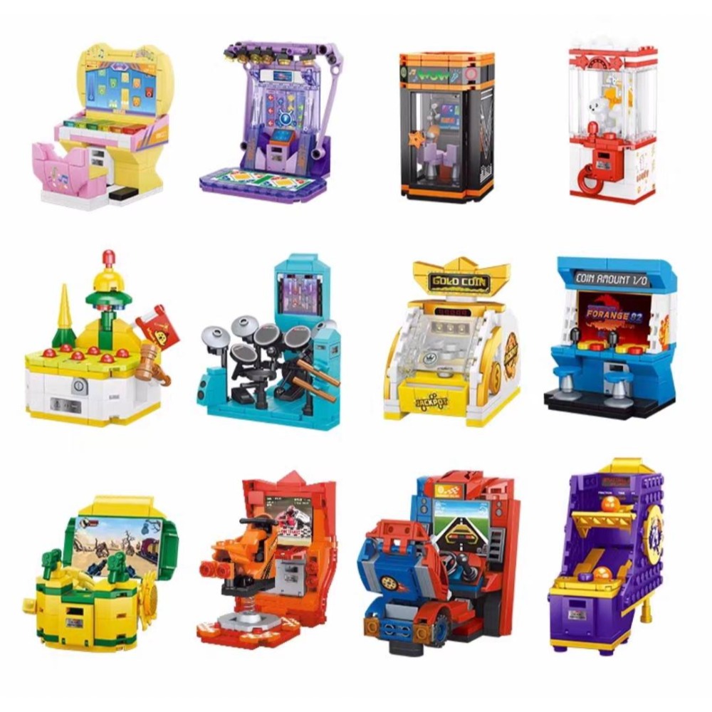 方橙積木 迷你街機積木 1盒12入-細節圖2