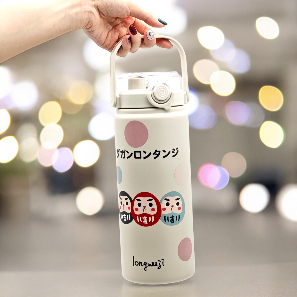 隆探吉1.2L大容量保溫瓶 手提保溫瓶 保溫杯 達摩不倒翁 福神-細節圖5
