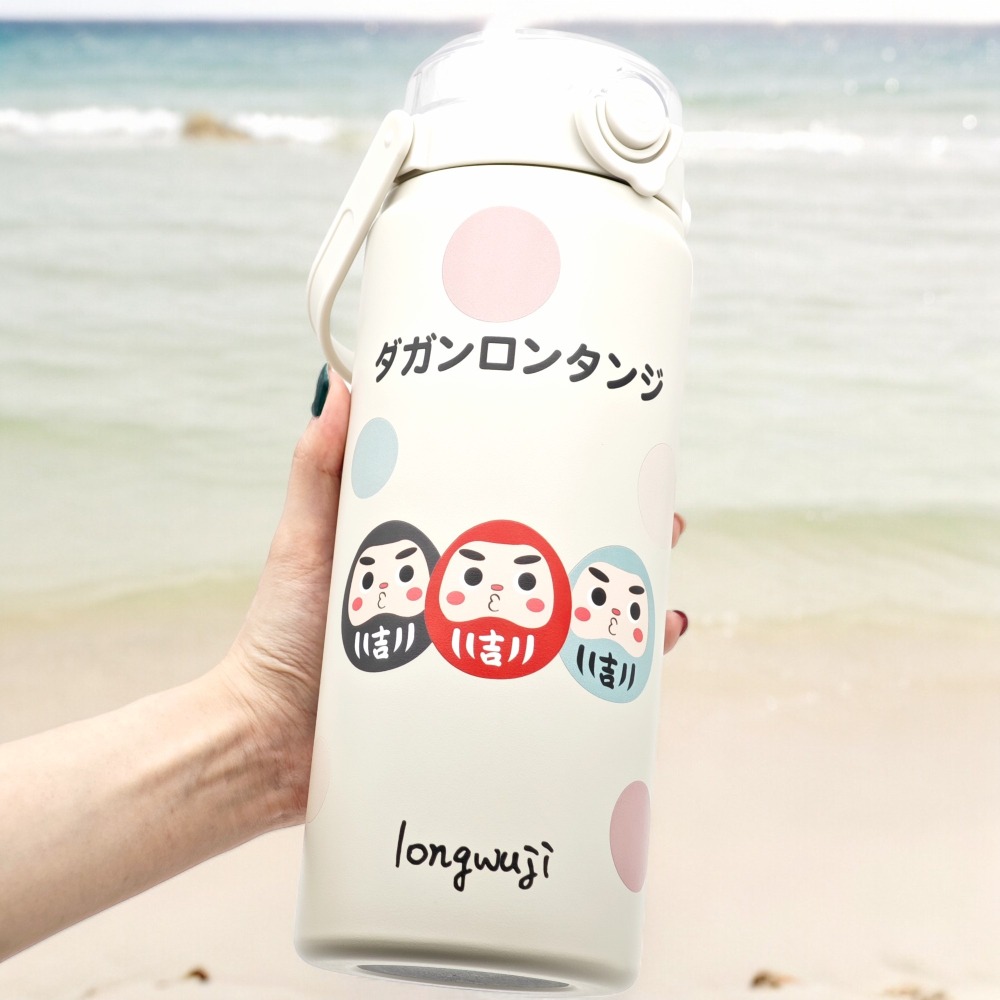 隆探吉1.2L大容量保溫瓶 手提保溫瓶 保溫杯 達摩不倒翁 福神-細節圖7