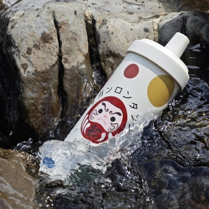 隆探吉316不銹鋼  隨行杯 吸管杯 手搖杯 飲料杯 環保杯 珍珠奶茶杯 達摩不倒翁 福神-細節圖4