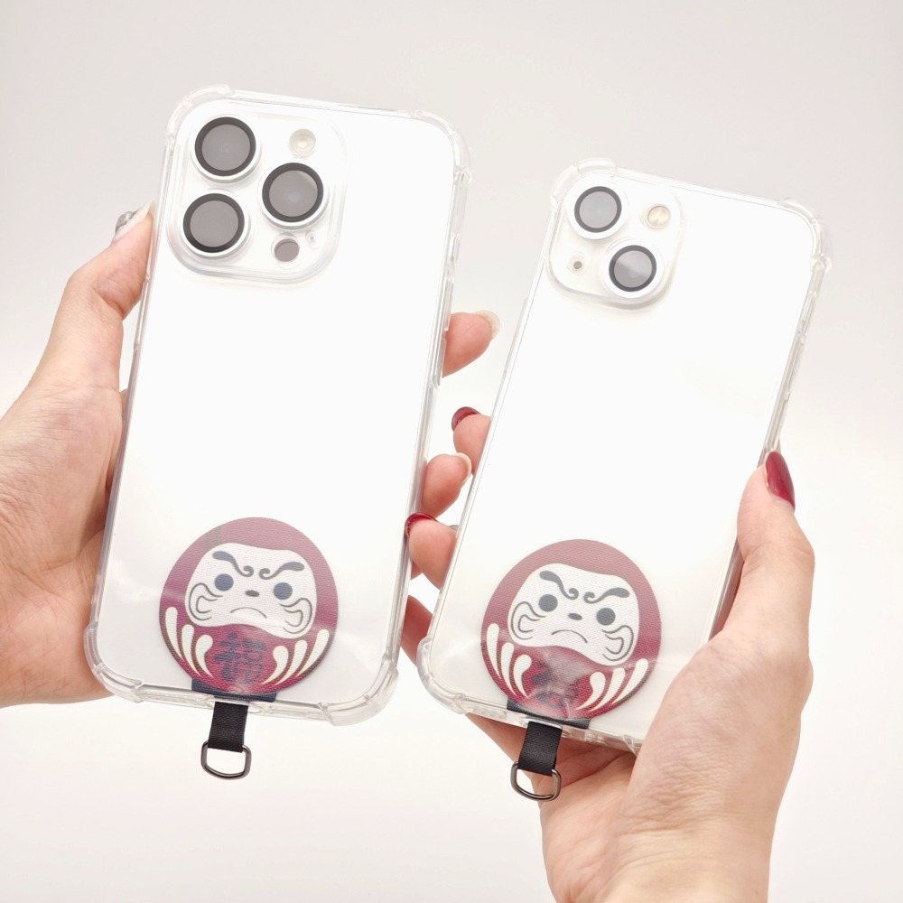 隆探吉手機掛繩墊片 掛繩夾片 手機墊片 掛片 掛繩片 達摩不倒翁 福神-細節圖5