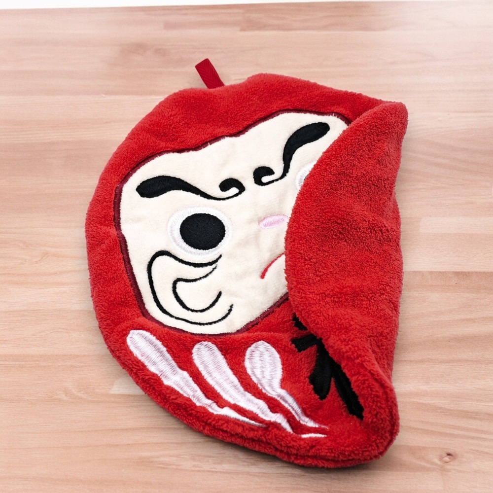 隆探吉吸水珊瑚絨擦手巾 擦手布 可愛風格 達摩不倒翁 福神-細節圖5