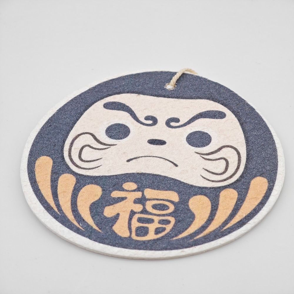 隆探吉 壓縮木漿棉 菜瓜布 抹布 洗碗 達摩不倒翁 福神-規格圖6