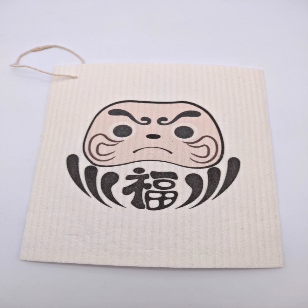 隆探吉 壓縮木漿棉 菜瓜布 抹布 洗碗 達摩不倒翁 福神-規格圖6