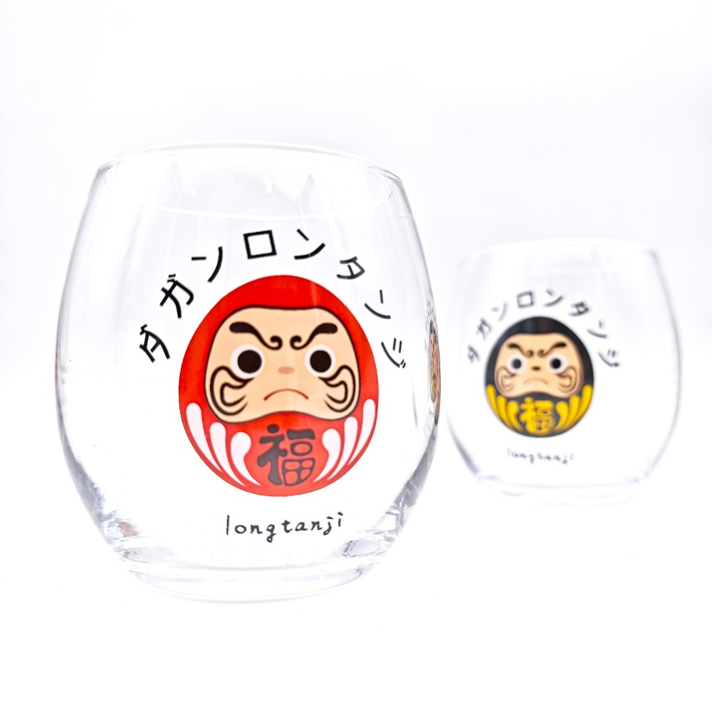 隆探吉 造型玻璃杯 啤酒杯 可樂杯 水杯 達摩不倒翁 福神-細節圖2