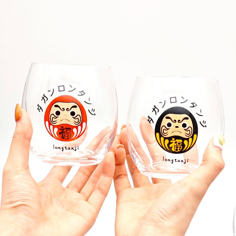 隆探吉 造型玻璃杯 啤酒杯 可樂杯 水杯 達摩不倒翁 福神-細節圖4
