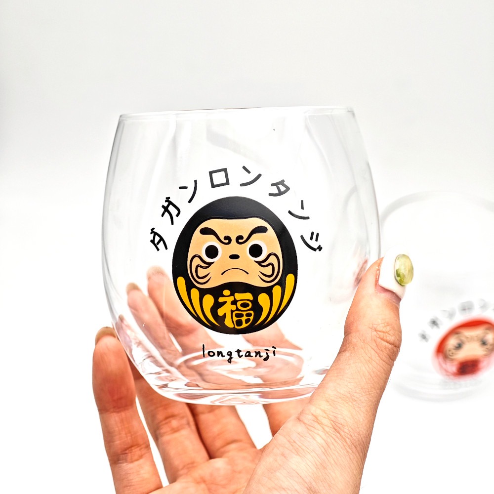 隆探吉 造型玻璃杯 啤酒杯 可樂杯 水杯 達摩不倒翁 福神-細節圖5