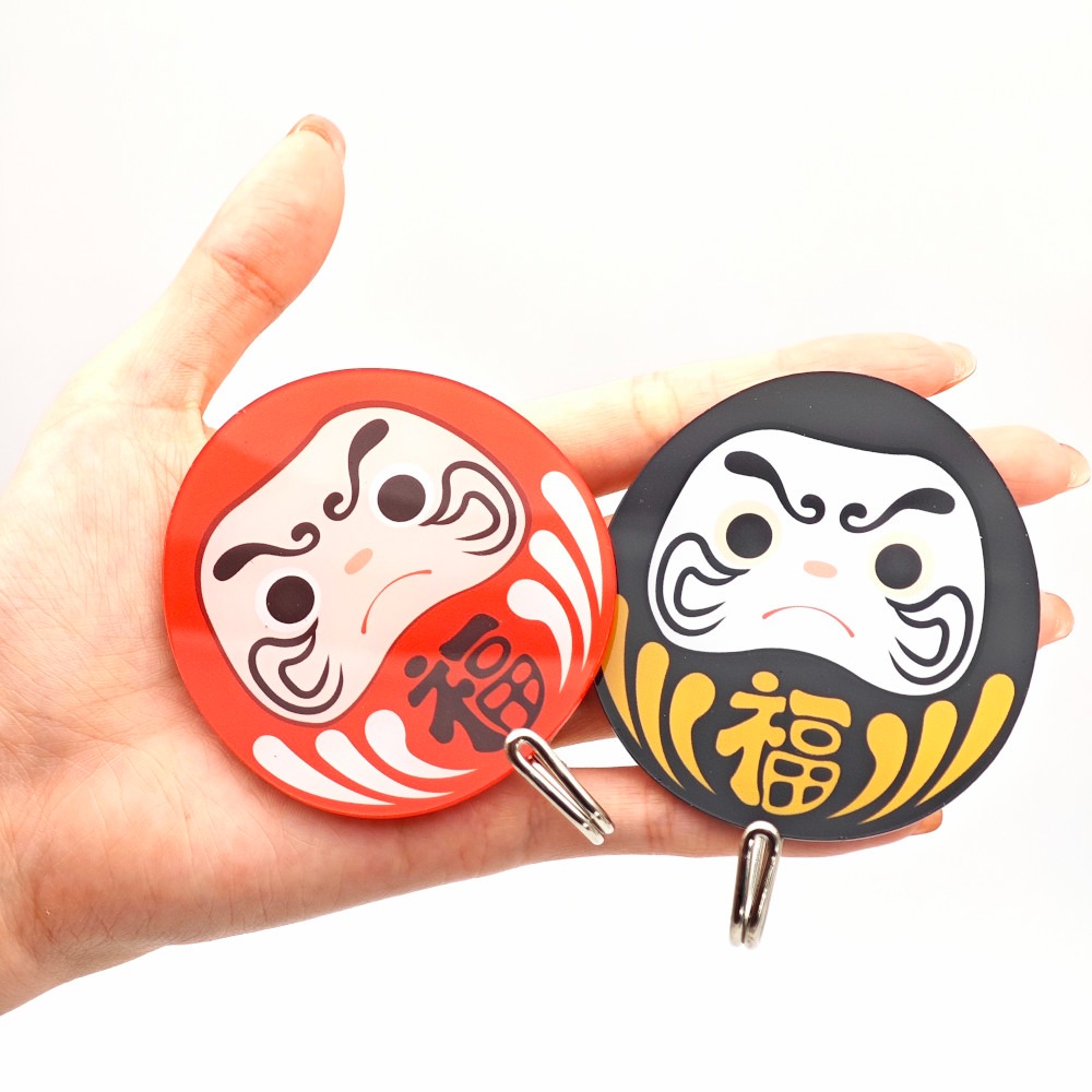 隆探吉 無痕掛勾 壓克力掛勾 廚房掛勾 浴室掛勾 達摩不倒翁 福神-細節圖6