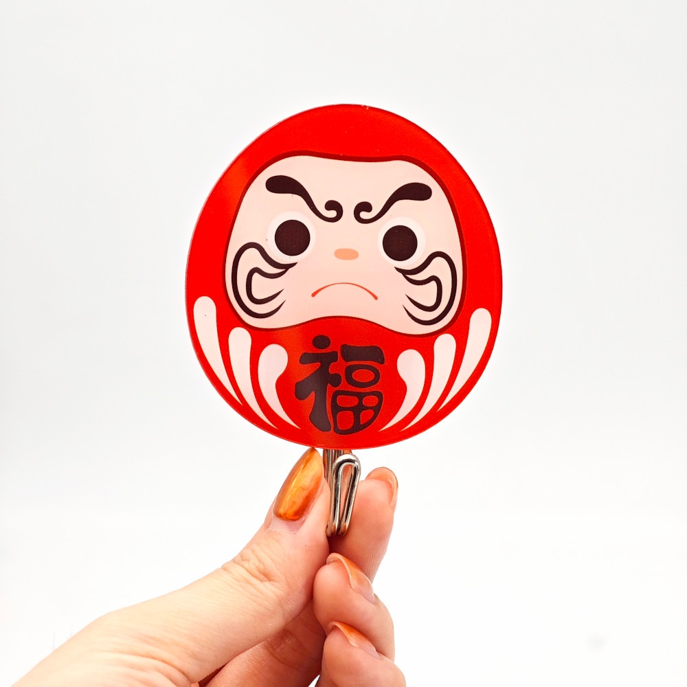 隆探吉 無痕掛勾 壓克力掛勾 廚房掛勾 浴室掛勾 達摩不倒翁 福神-細節圖8