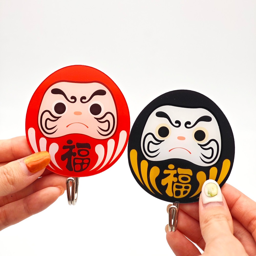 隆探吉 無痕掛勾 壓克力掛勾 廚房掛勾 浴室掛勾 達摩不倒翁 福神-細節圖9