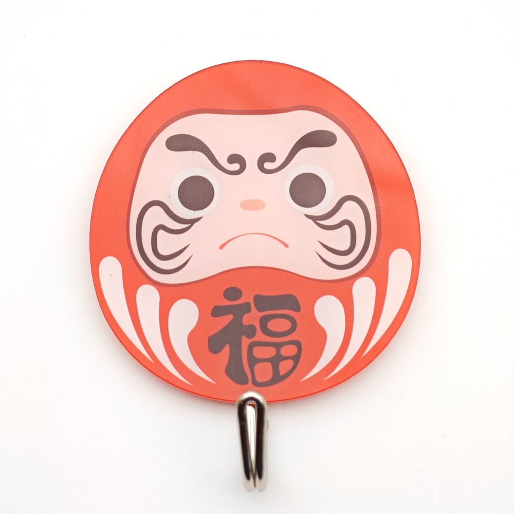 隆探吉 無痕掛勾 壓克力掛勾 廚房掛勾 浴室掛勾 達摩不倒翁 福神-規格圖9