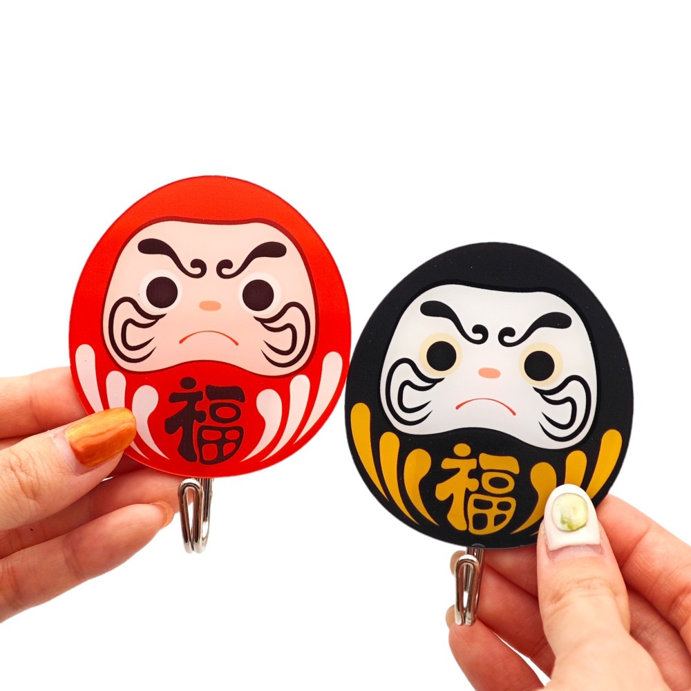 隆探吉 無痕掛勾 壓克力掛勾 廚房掛勾 浴室掛勾 達摩不倒翁 福神-規格圖9